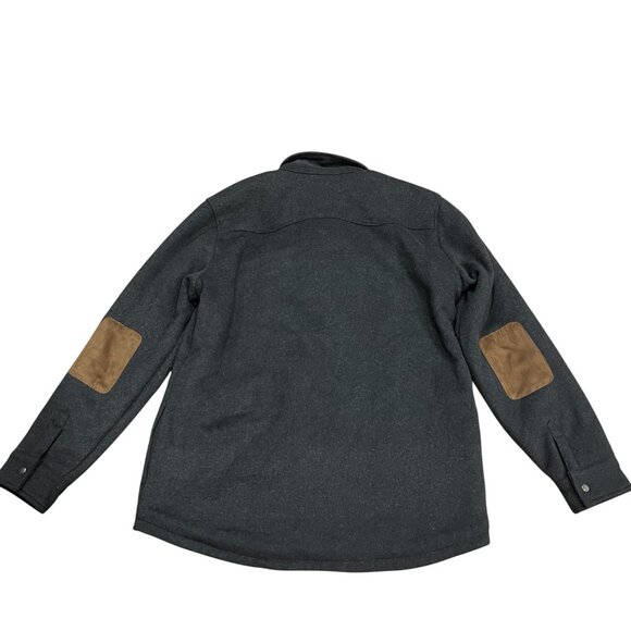 Bleecker & Broad Men's Shacket, NWT, Charcoal, 2X - Picture 8 of 9